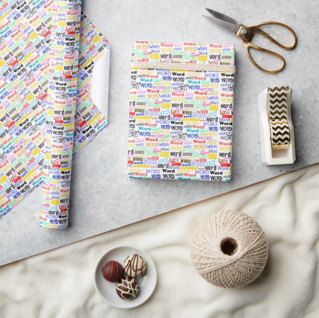 A Thousand Words - 1000 Words Wrapping Paper (Crafts)