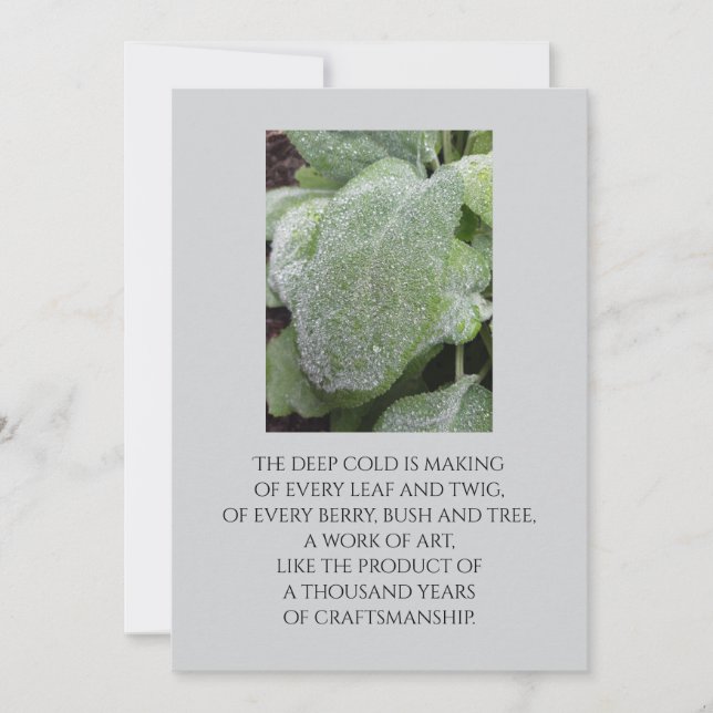 A Thousand Years of Craftsmanship Holiday Card (Front)