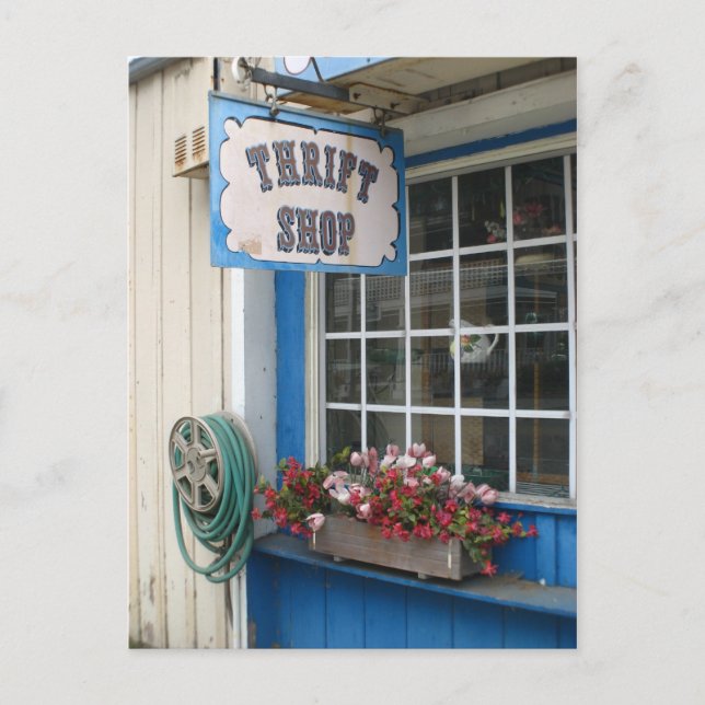 A thrift shop in Moorpark, CA Postcard (Front)