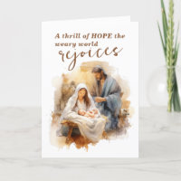 A Thrill of Hope Christmas Carol and Nativity