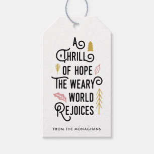 A Thrill of Hope Gift Tags