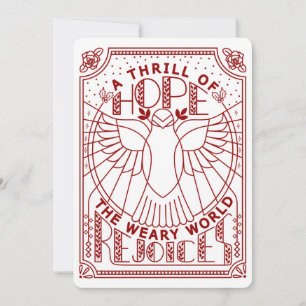 A Thrill of Hope, The Weary World Rejoices Holiday Card
