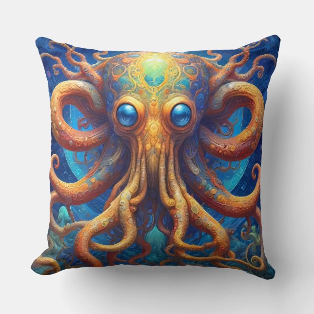 A throw pillow cushion for the home  (Front)