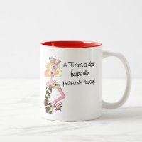 A Tiara A Day Keeps the Peasants Away! mug