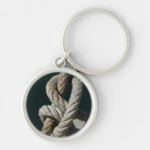 A Tied Knot On A Jetty Portugal Key Ring