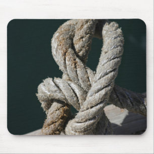 A Tied Knot On A Jetty   Portugal Mouse Mat