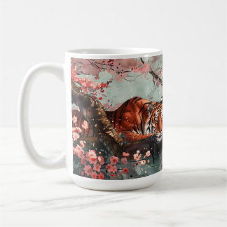 A Tiger in the Woods Coffee Mug