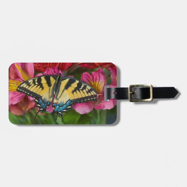 A Tiger Swallowtail Butterfly Luggage Tag (Front Horizontal)