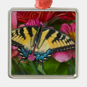 A Tiger Swallowtail Butterfly Metal Tree Decoration