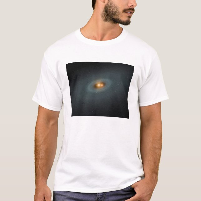A tight pair of stars and a surrounding disc T-Shirt (Front)