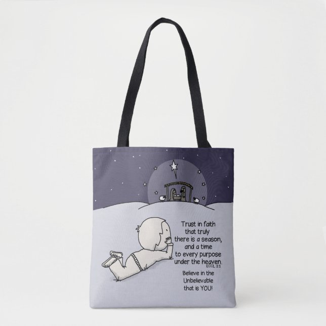 A Time for Every Purpose Tote Bag (Front)