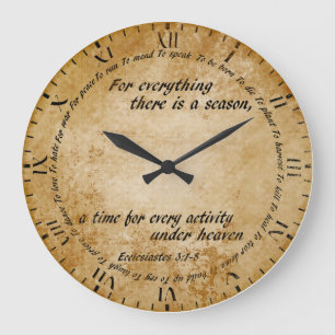 A Time For Everything Clock