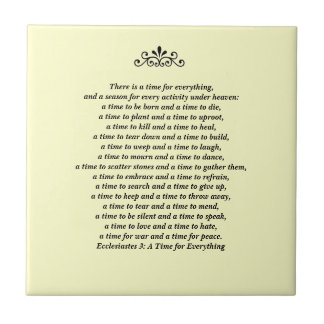 A Time for Everything-Scripture Quote Tile