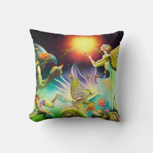 A Time of Recompense Oil Painting Cushion