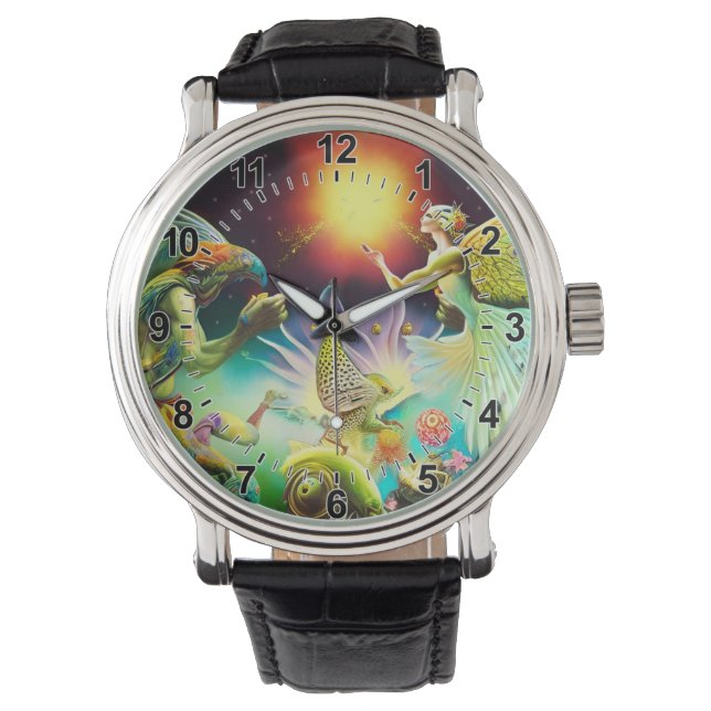 A Time of Recompense Oil Painting Watch (Front)