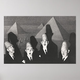 A Timeless Classic Grant Wood's Shriner's Quartet Poster