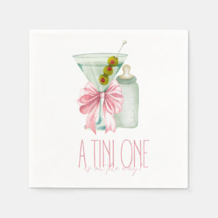 A tini baby girl napkin