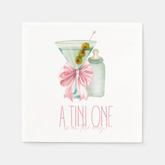 A tini baby girl napkin
