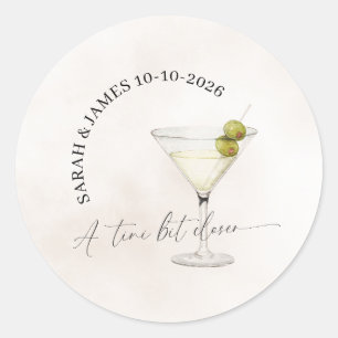 A Tini Bit Closer to Happily Ever After  Classic Round Sticker
