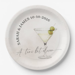 A Tini Bit Closer to Happily Ever After Paper Plate