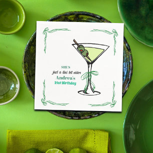 A Tini Bit Older 21st Birthday Party Napkin
