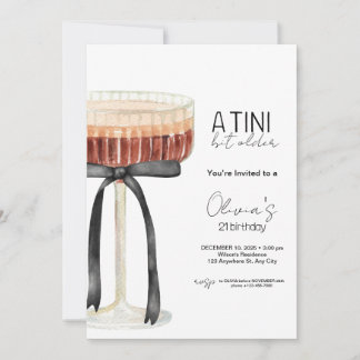 A Tini Bit Older Birthday Invitation