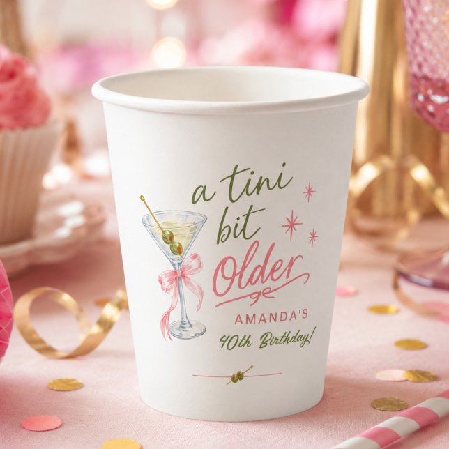 A Tini Bit Older Birthday Paper Cup (Creator Uploaded)