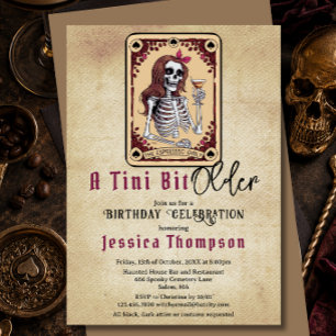 A Tini Bit Older Halloween Tarot Card Birthday
