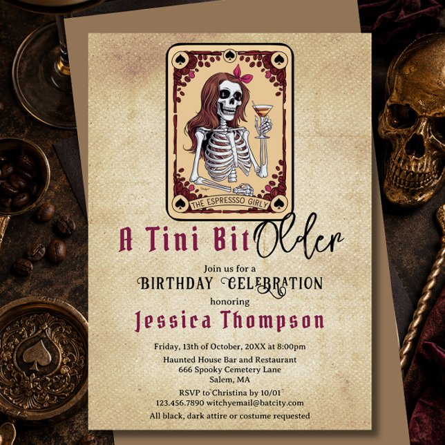 A Tini Bit Older Halloween Tarot Card Birthday (Creator Uploaded)
