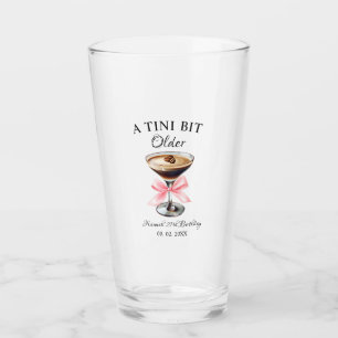 A Tini Bit Older Martini Birthday party Glass