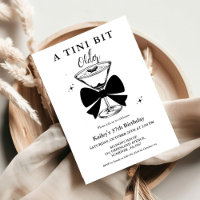 A tini Bit Older Martini Birthday Party