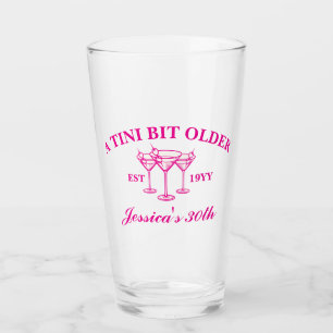 A Tini Bit Older Martini Custom Birthday Party  Glass