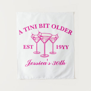 A Tini Bit Older Martini Custom Birthday Party  Tapestry