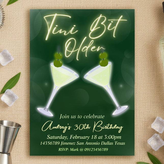 A Tini Bit Older - Martini Invitation (A Tini Bit Older - Martini Invitation
)
