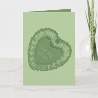 A "Tini" Bit Older Vintage Cake Card