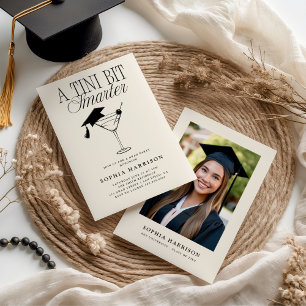 A Tini Bit Smarter Graduation Invitation