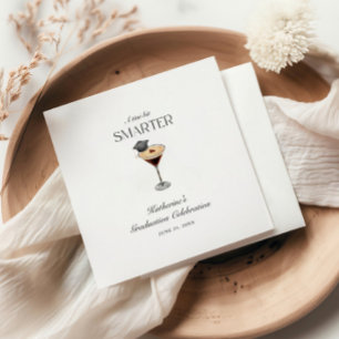 A Tini Bit Smarter Graduation Napkin