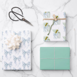 A tini boy  wrapping paper sheet