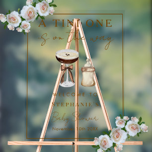 A Tini Espresso Martini Baby Shower Welcome Sign