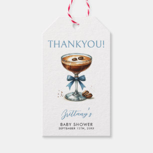 A Tini One Is On The Way Baby Shower Gift Tags
