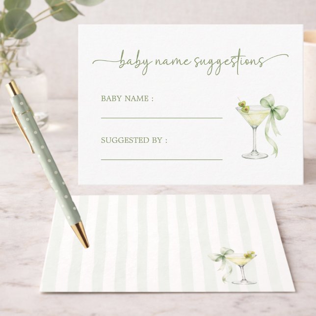 A Tini One Neutral Baby Name Suggestions Card (Creator Uploaded)