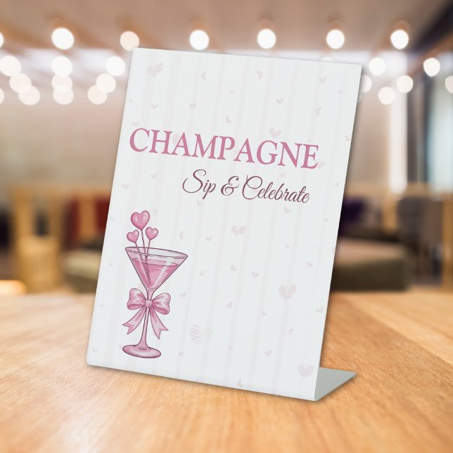 A Tiny Bit Engaged Champagne Bar Sign (Creator Uploaded)