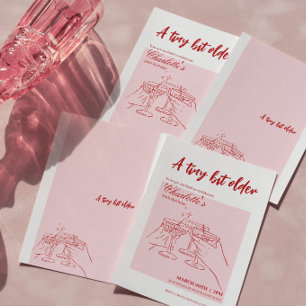 A Tiny Bit Older Birthday Invitation