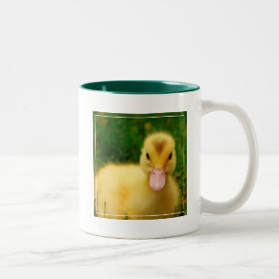 A Tiny Duckling Two-Tone Coffee Mug