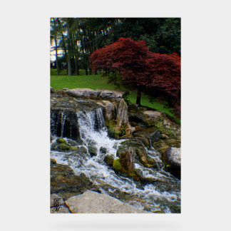 A Tiny Waterfall Acrylic Sign