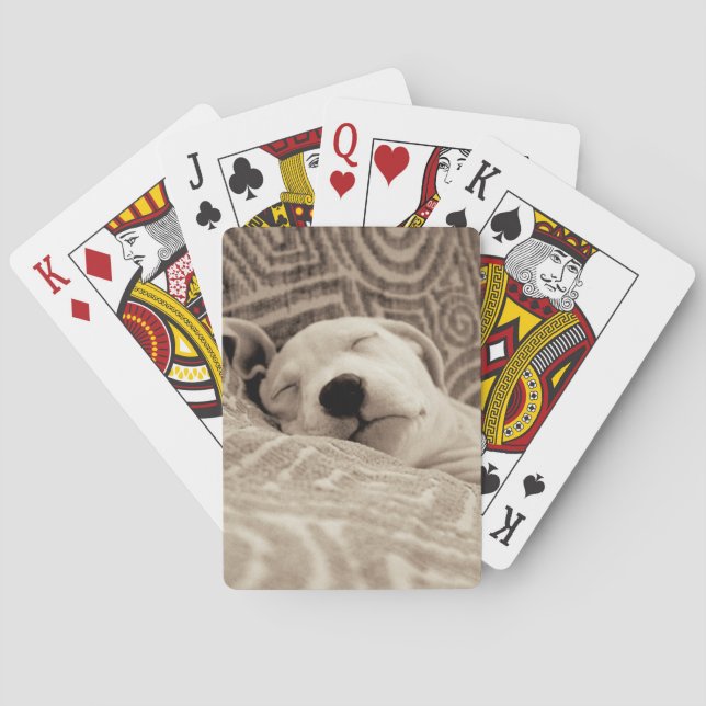 A Tired Dog Playing Cards (Back)