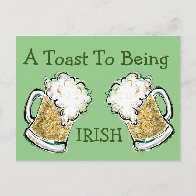 A Toast For The Irish Postcard (Front)