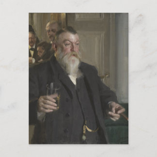 A Toast In the Idun Society by Anders Zorn Postcard