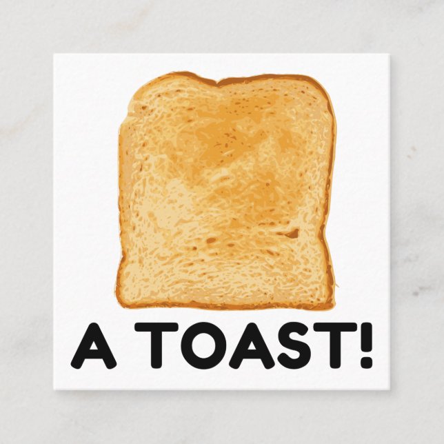 A Toast Square Business Card (Front)
