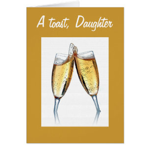 A TOAST TO DAUGHTER'S WEDDING
